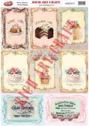 RICH - 8111 PİRİNÇ DEKUPAJ KAĞIDI (Rice Paper)