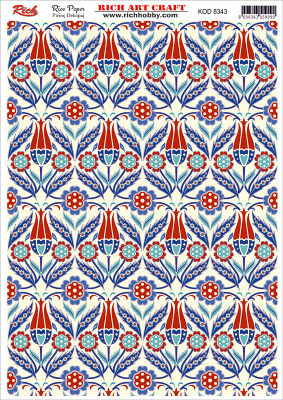 8343 PİRİNÇ DEKUPAJ KAĞIDI (Rice Paper)