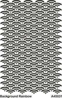 A45031 Background (Arka Plan) Stencil 20x30 cm.