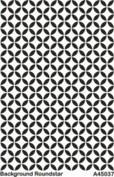 - A45037 Background (Arka Plan) Stencil 20x30 cm.