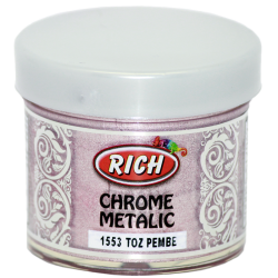 RICH - Chrome Metalik 1553 TOZ PEMBE