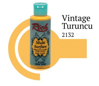 Rich Multi Surface 120 cc 2132 Vintage Turuncu