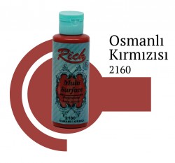 Rich Multi Surface 120 cc 2160 Osmanlı Kırmızı - Thumbnail