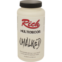 RICH - Rich MULTIDECOR CHALKED 500 ml. 4504 ESKİMİŞ BEYAZ