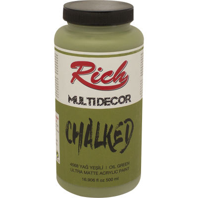 Rich MULTIDECOR CHALKED 500 ml. 4568 YAĞ YEŞİLİ