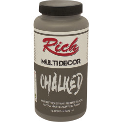 RICH - Rich MULTIDECOR CHALKED 500 ml. 4578 RETRO SİYAH