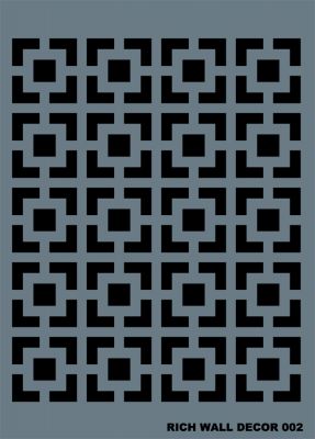 Rich WALL DECOR Stencıl 002 50x70 cm