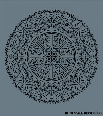 Rich WALL DECOR Stencıl 009 50x50 cm