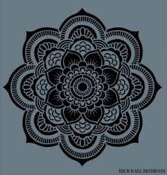 Rich WALL DECOR Stencıl 020 50x53 cm - Thumbnail