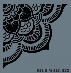 Rich WALL DECOR Stencıl 023 50x51 cm - Thumbnail