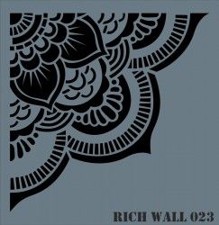 Rich WALL DECOR Stencıl 023 50x51 cm