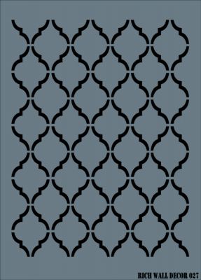 Rich WALL DECOR Stencıl 027 50x70 cm