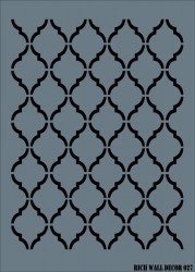 Rich WALL DECOR Stencıl 027 50x70 cm - Thumbnail