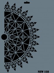 RICH - Rich XL Stencil New158 24X33