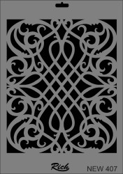 RICH - Rich XL Stencil New407 24X33
